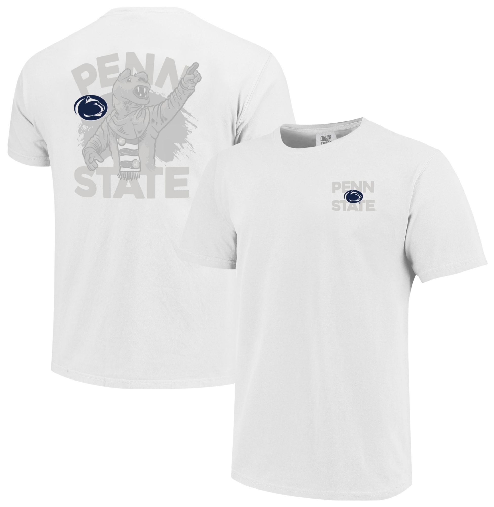 Image One Men's Penn State Nittany Lions White Mascot T-Shirt product image