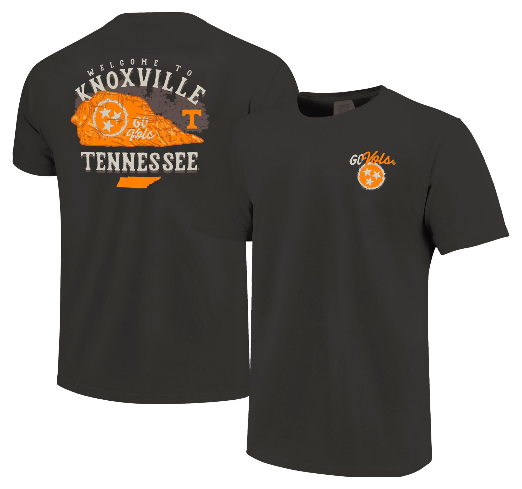Image One Men's Tennessee Volunteers Grey Painted Rock T-Shirt product image