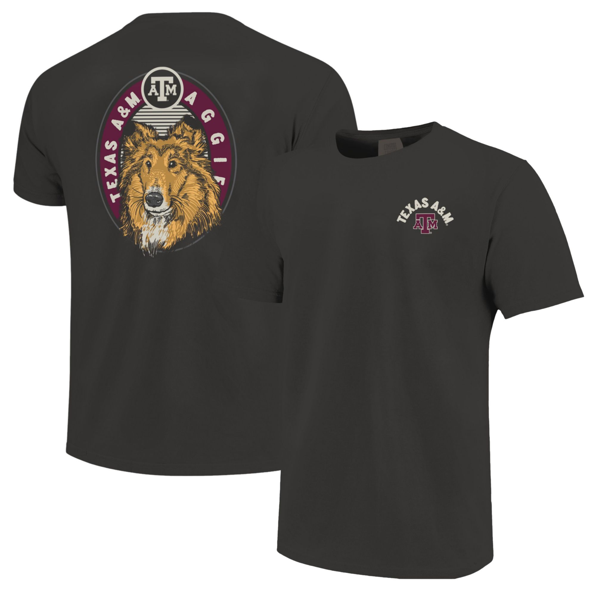 Image One Men's Texas A&M Aggies Graphite Mascot T-Shirt product image