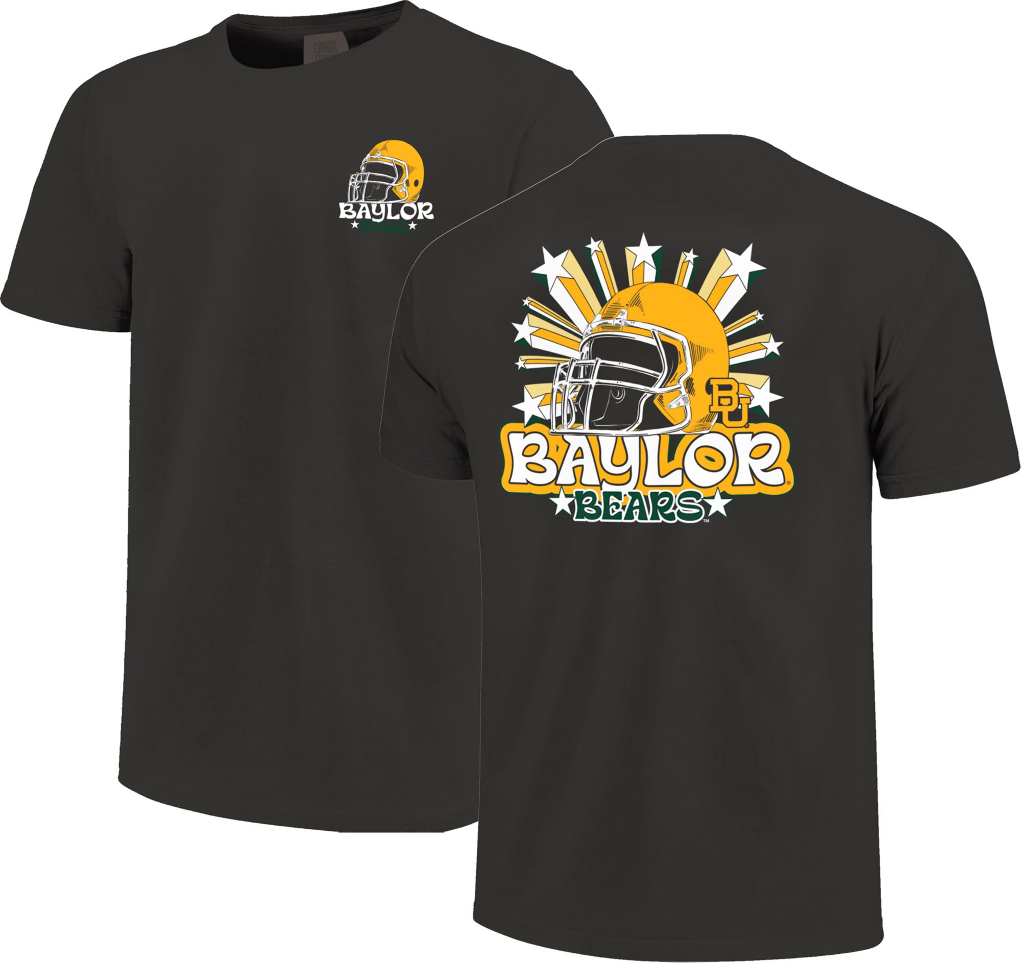 Image One Men's Baylor Bears Grey Helmet Star T-Shirt product image
