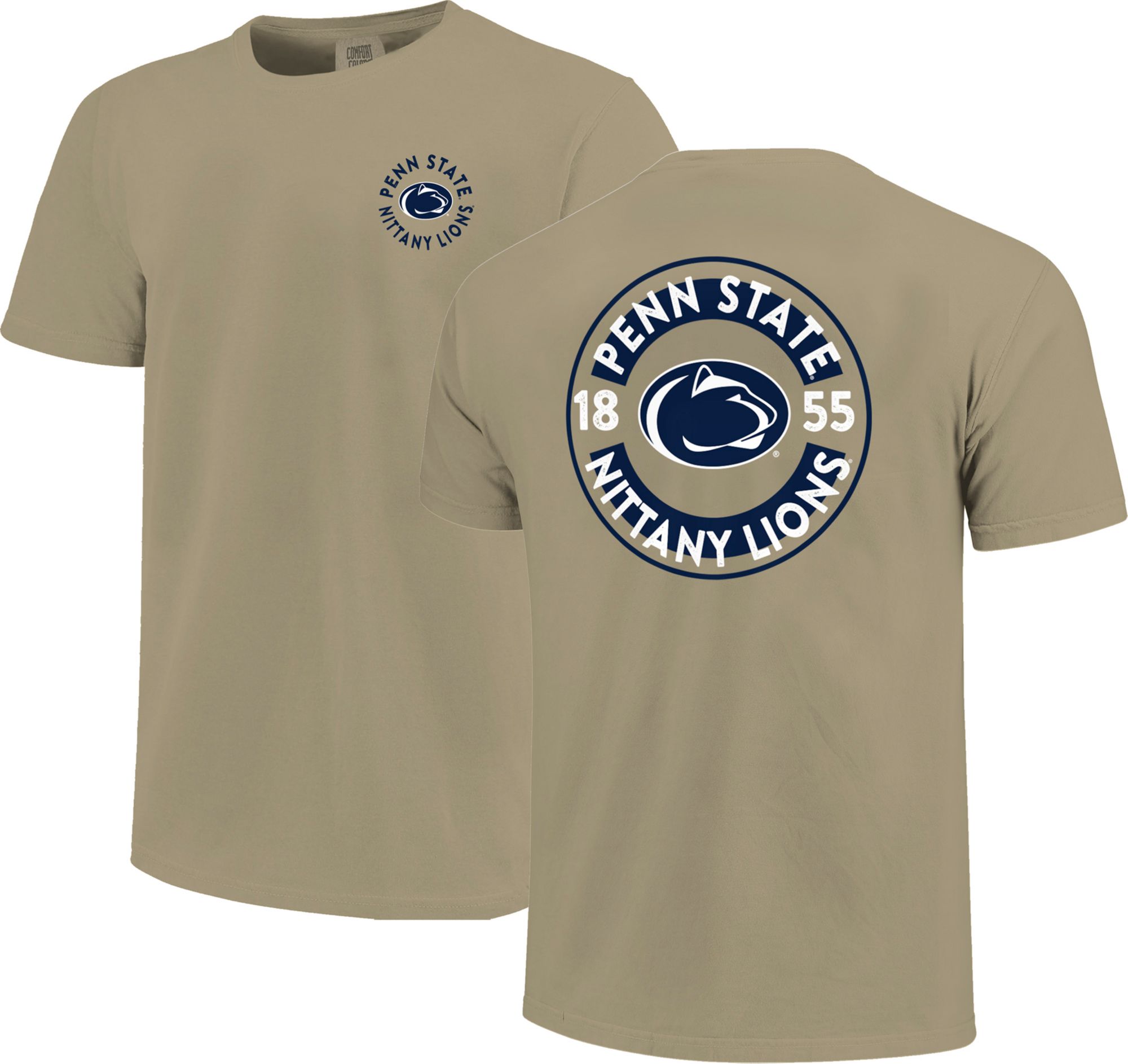Image One Men's Penn State Nittany Lions Khaki Mascot Circle T-Shirt product image