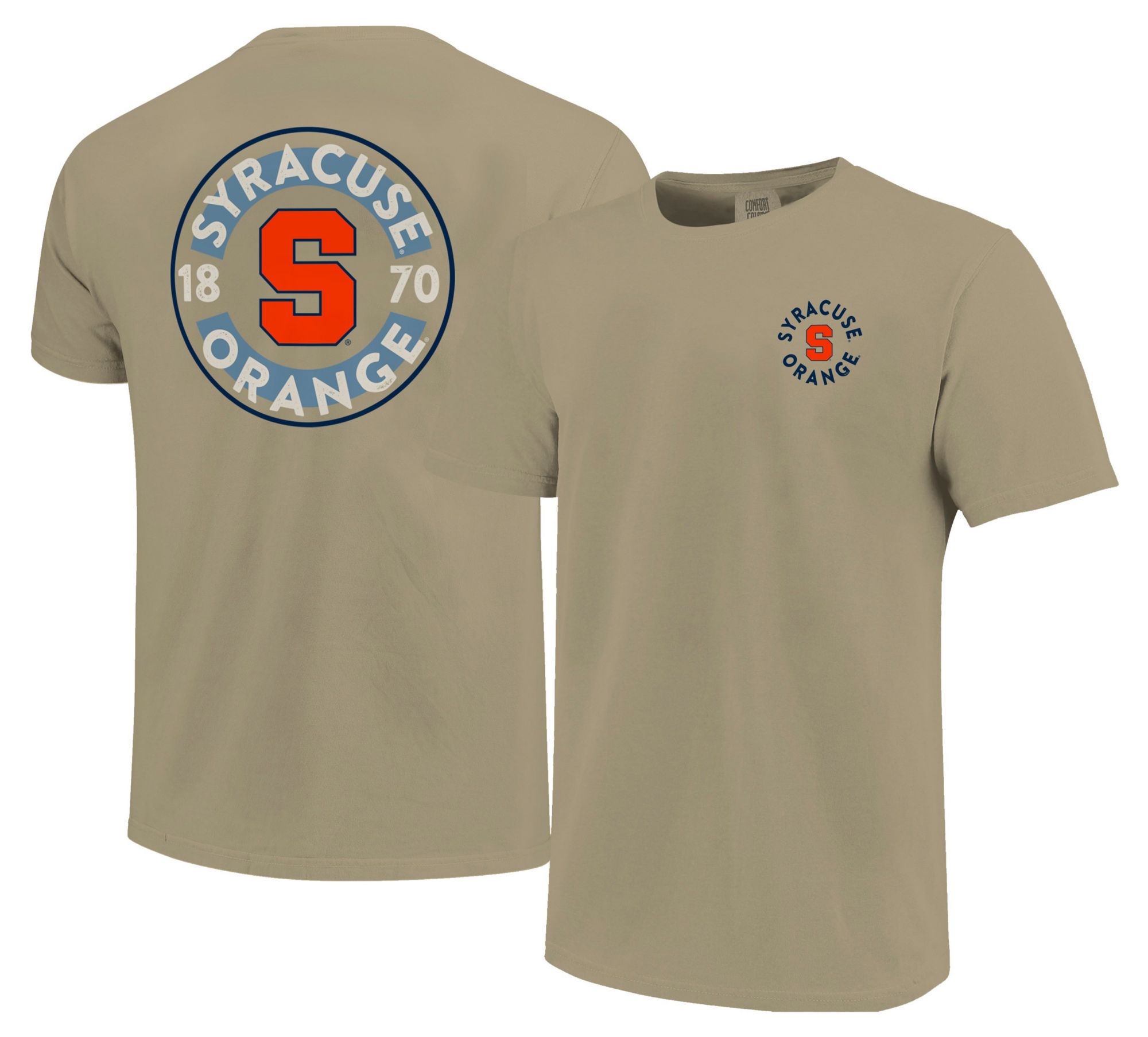 Image One Men's Syracuse Orange Khaki Mascot Circle T-Shirt product image