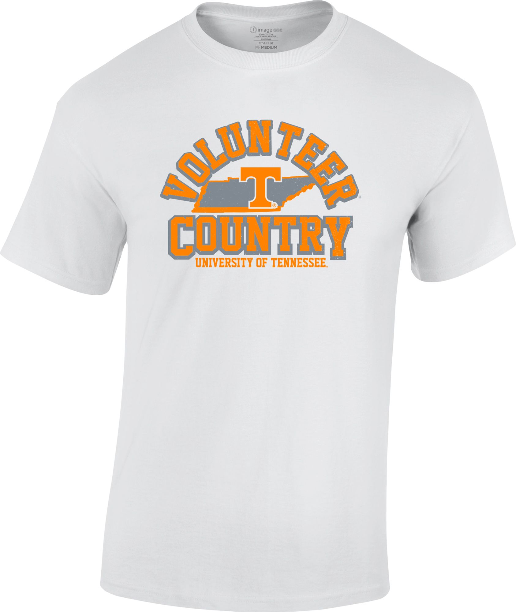 Image One Men's Tennessee Volunteers White Rainbow Girl T-Shirt product image