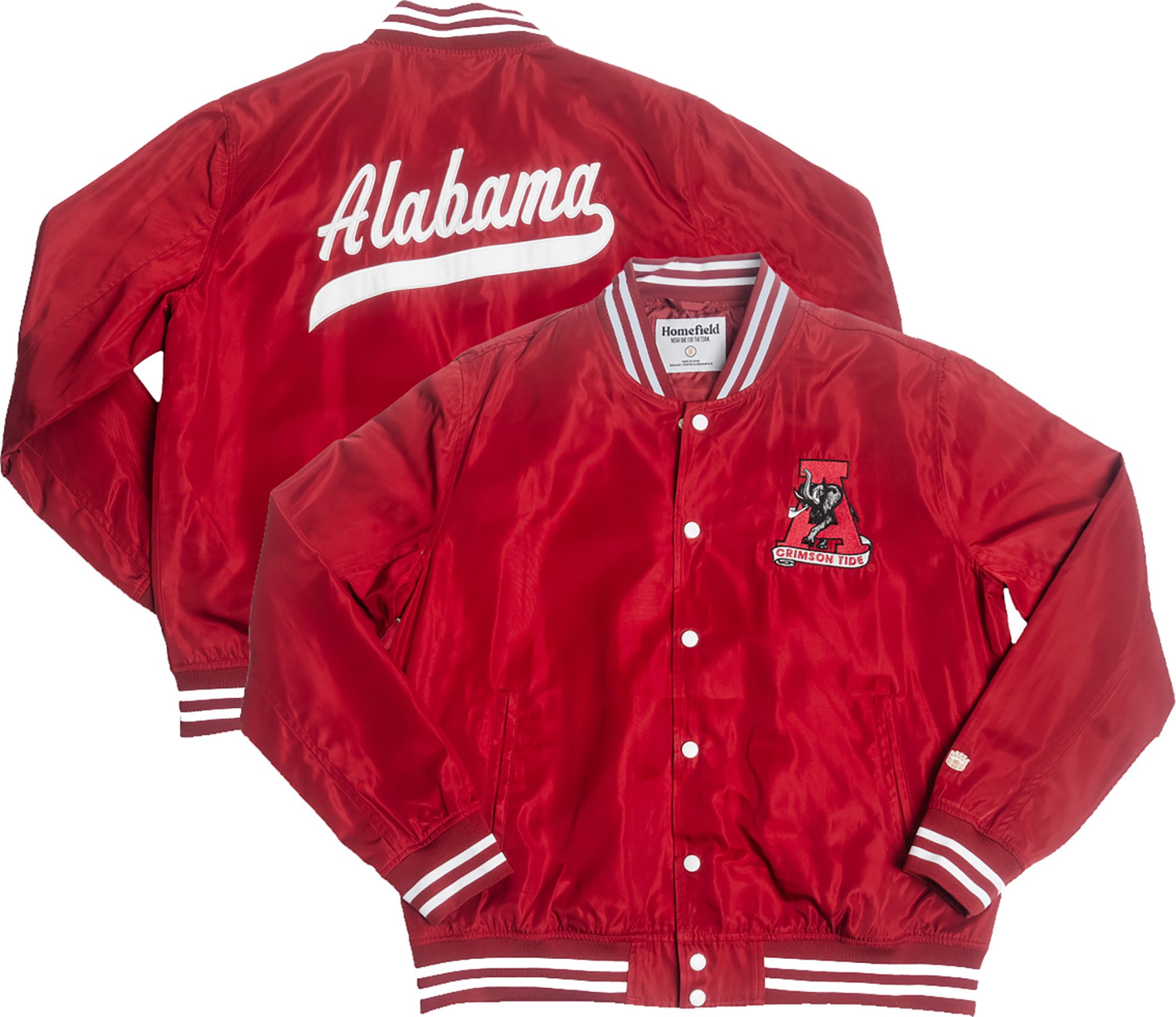 Homefield Men's Alabama Crimson Tide Crimson Bomber Jacket product image