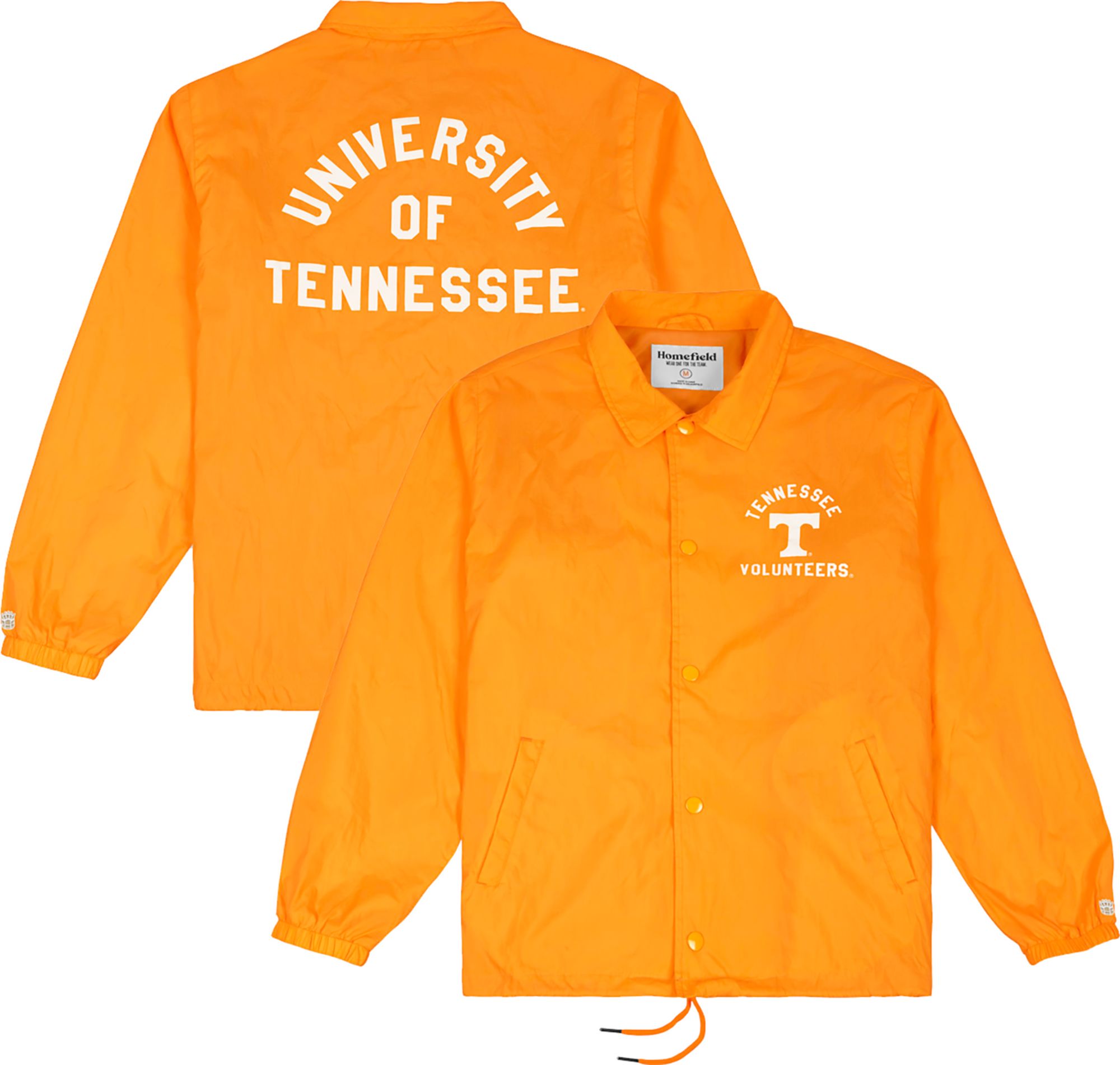 Homefield Apparel Men's Tennessee Volunteers Tennessee Orange Coach Lightweight Jacket product image
