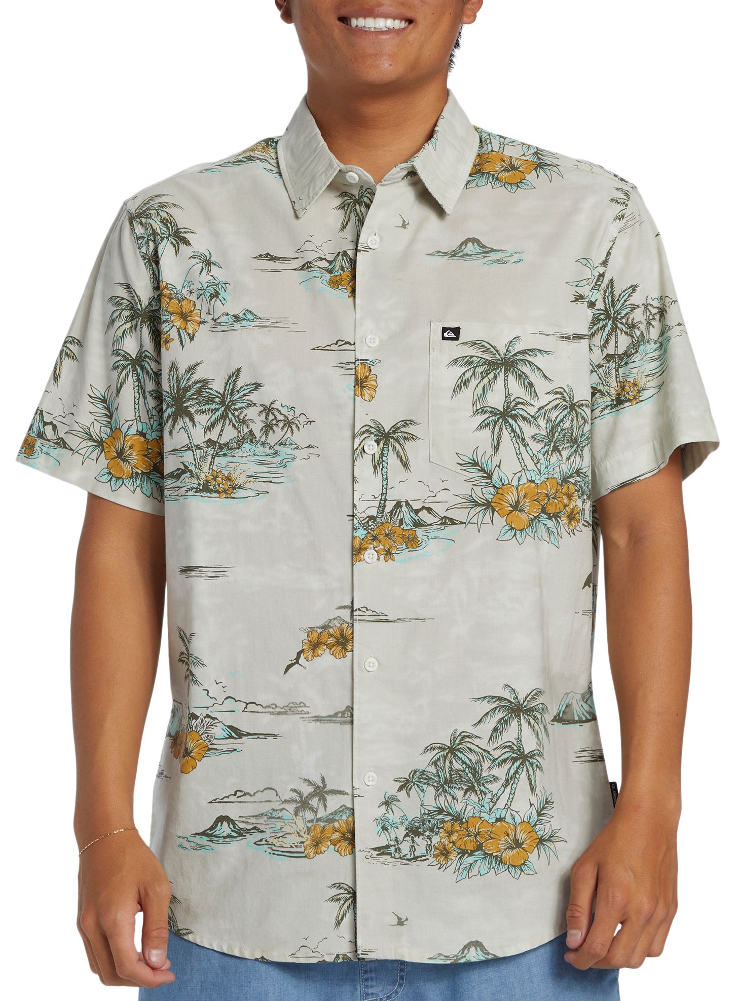 Quiksilver Men's Apero Classic Short Sleeve Pocket Shirt product image