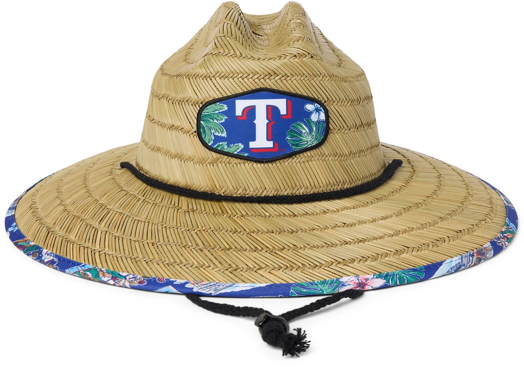 Reyn Spooner Adult Texas Rangers Tan Scenic Straw Hat product image