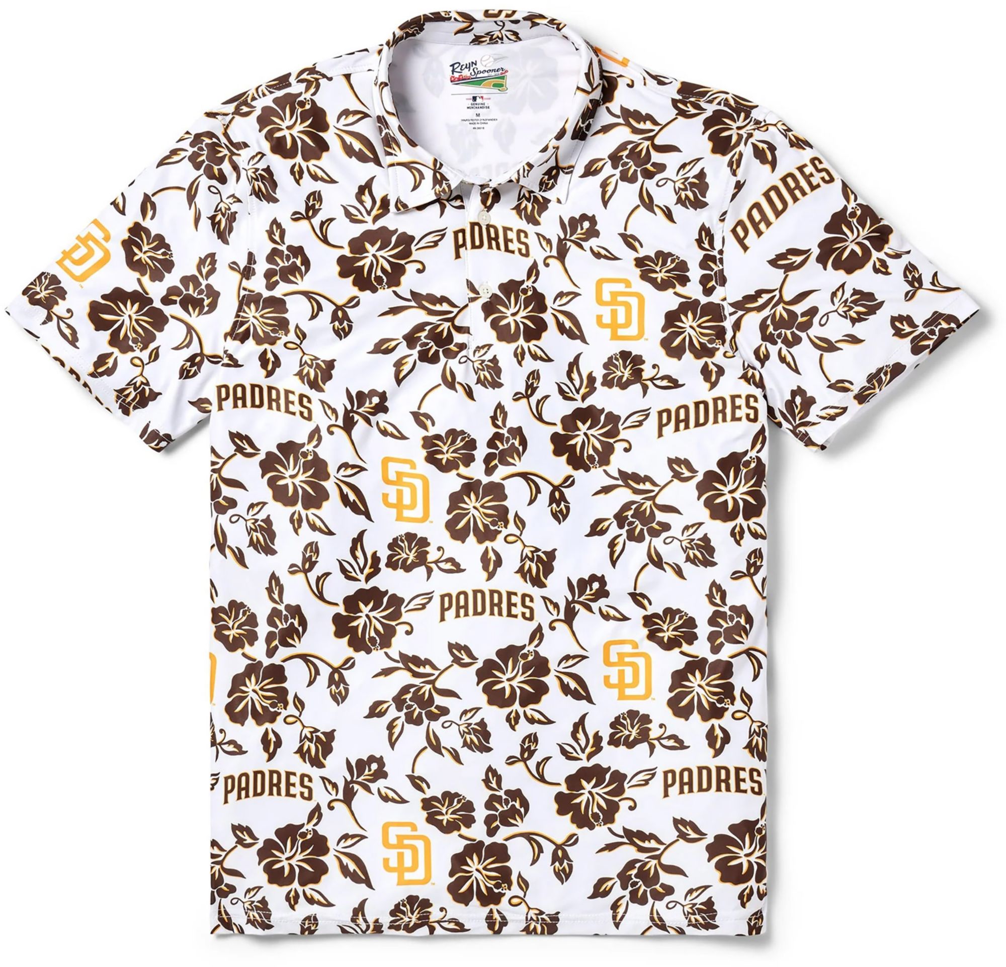 Reyn Spooner Men's San Diego Padres White Gameday Polo product image