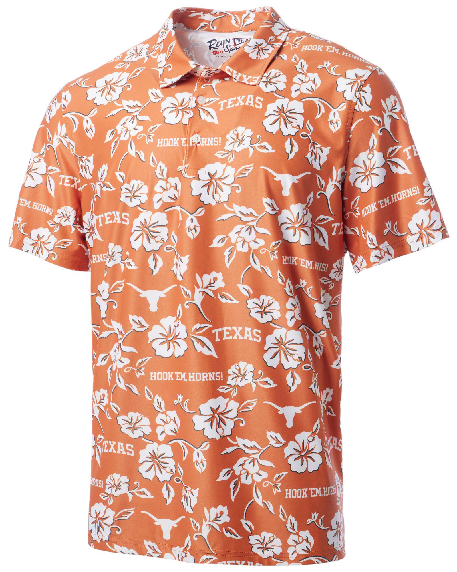 Reyn Spooner Men's Texas Longhorns Burnt Orange Performance Polo product image