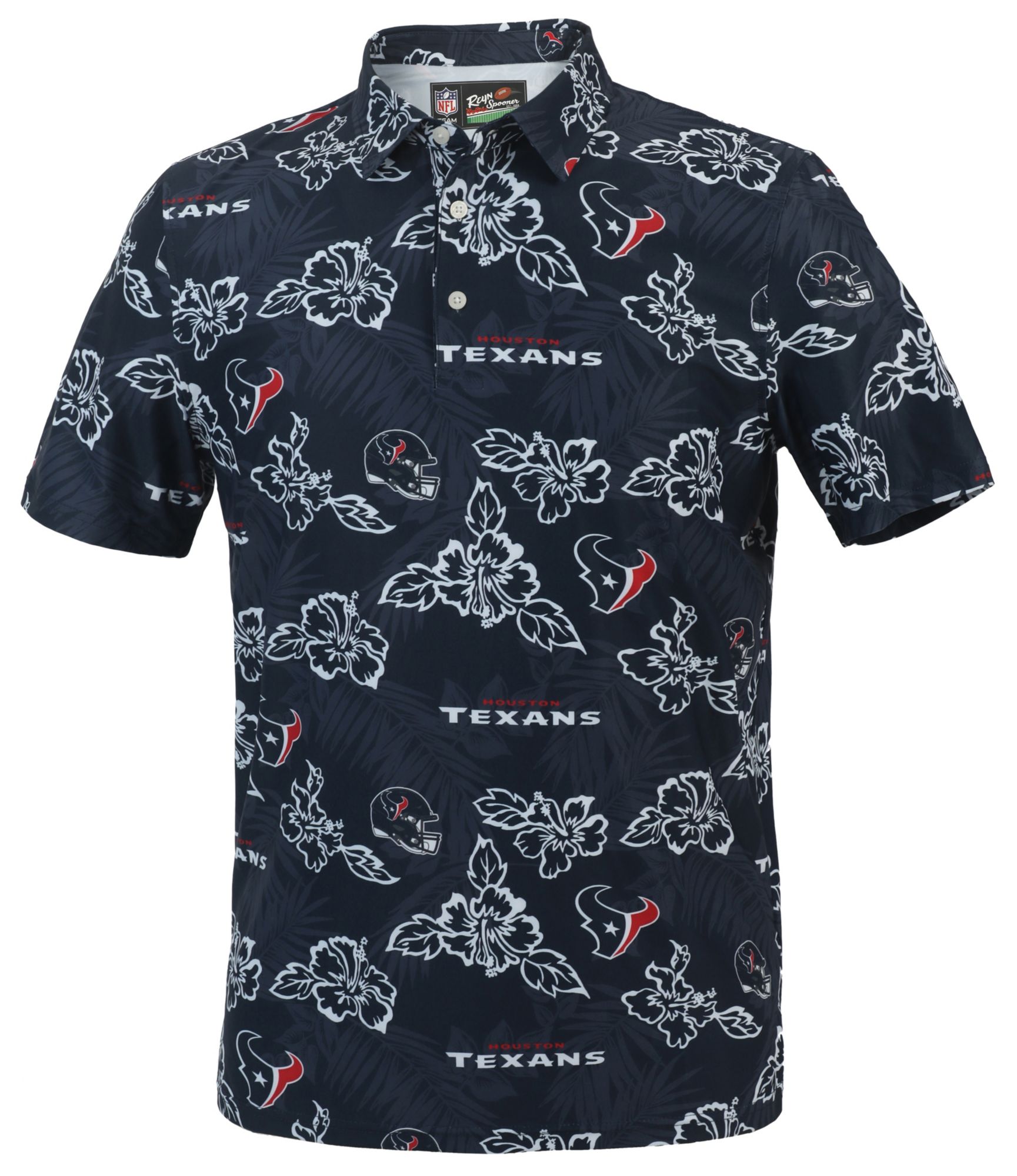 Reyn Spooner Men's Houston Texans Navy Performance Polo product image