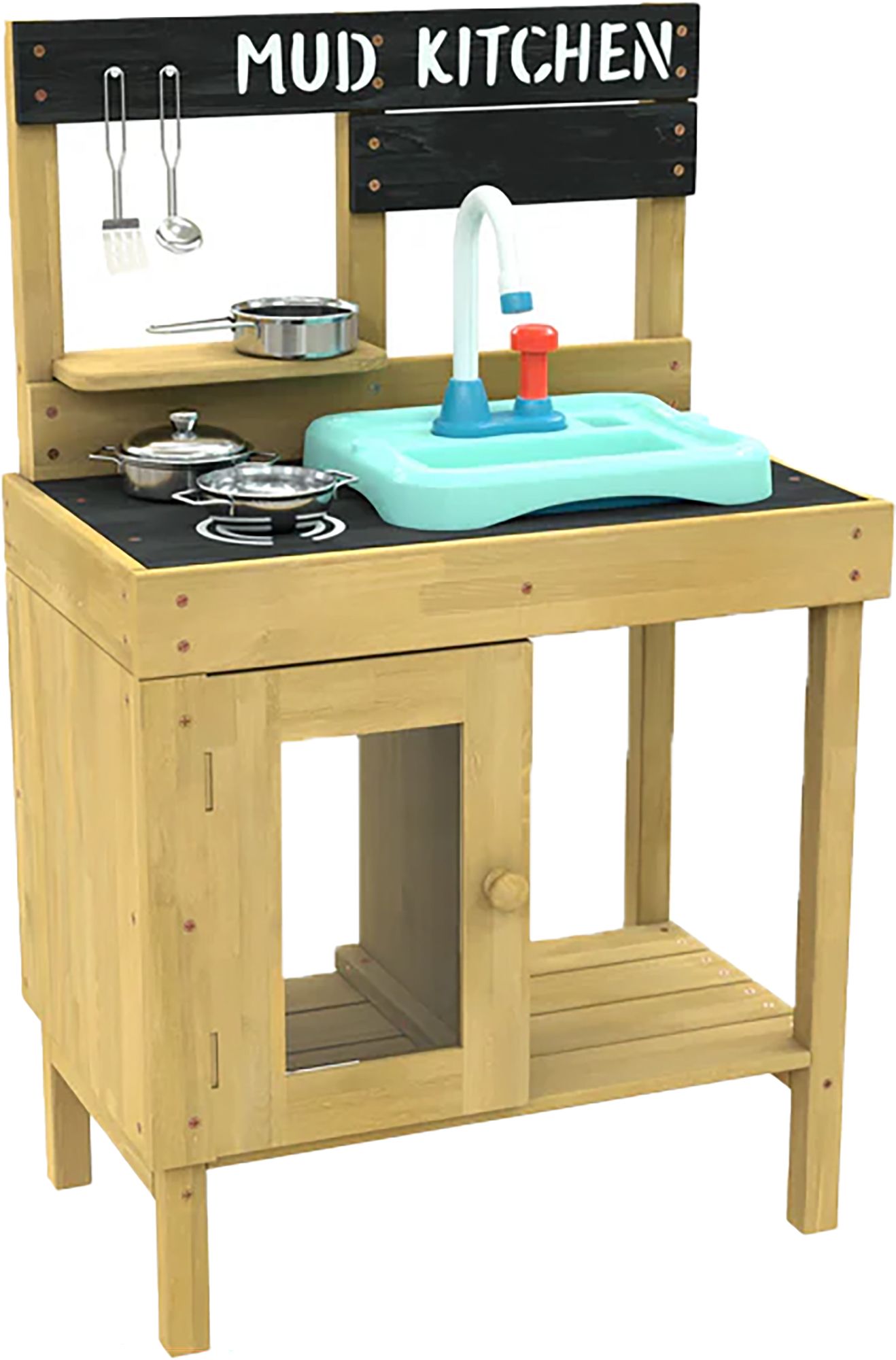 TP Toys Splash & Play Wooden Mud Kitchen product image