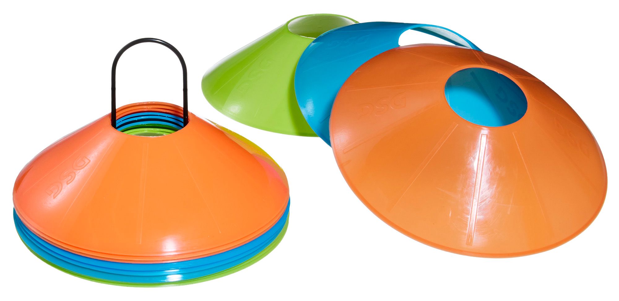 DSG Multicolor Flat Cones - 12 Pack product image
