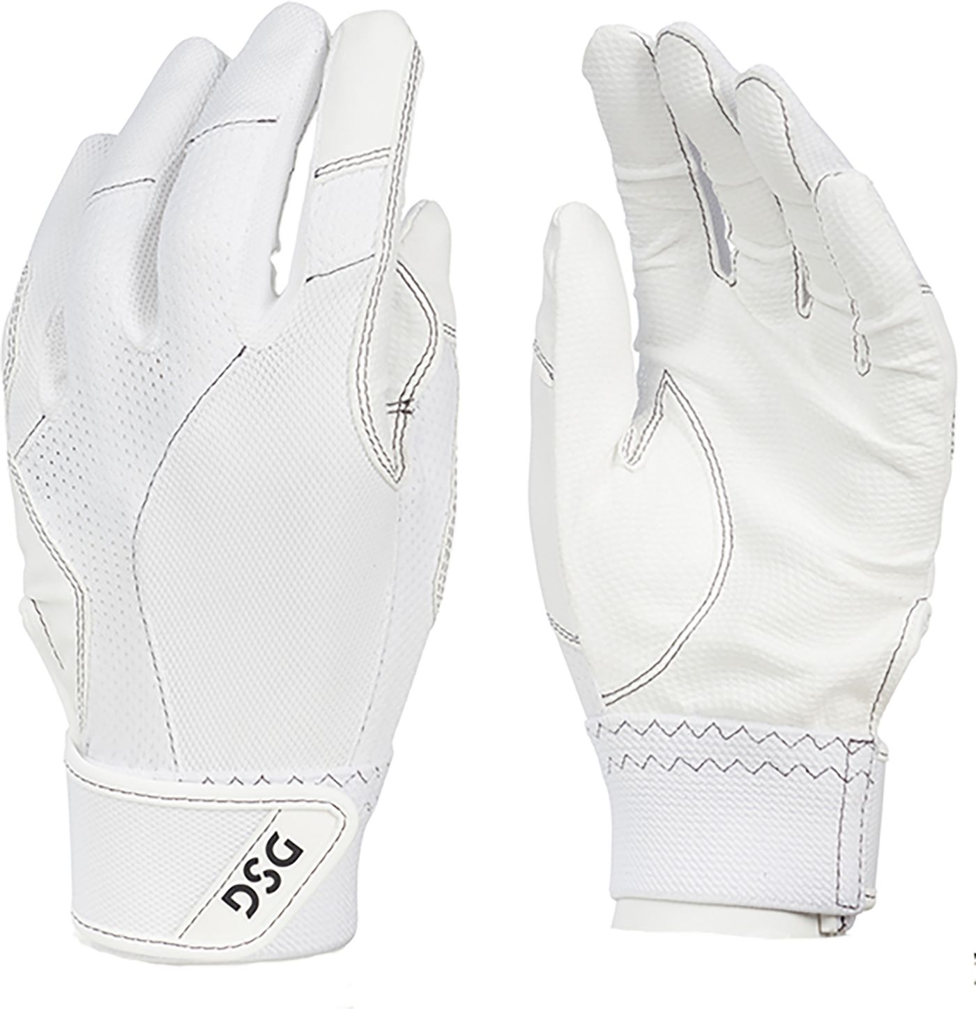 DSG Youth Batting Gloves Medium White