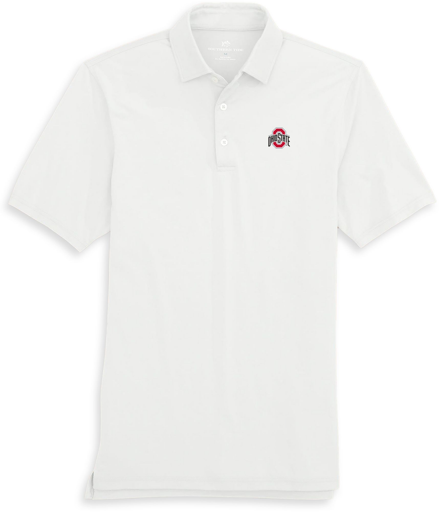 Southern Tide Men's Ohio State Buckeyes White Ryder Performance Polo product image