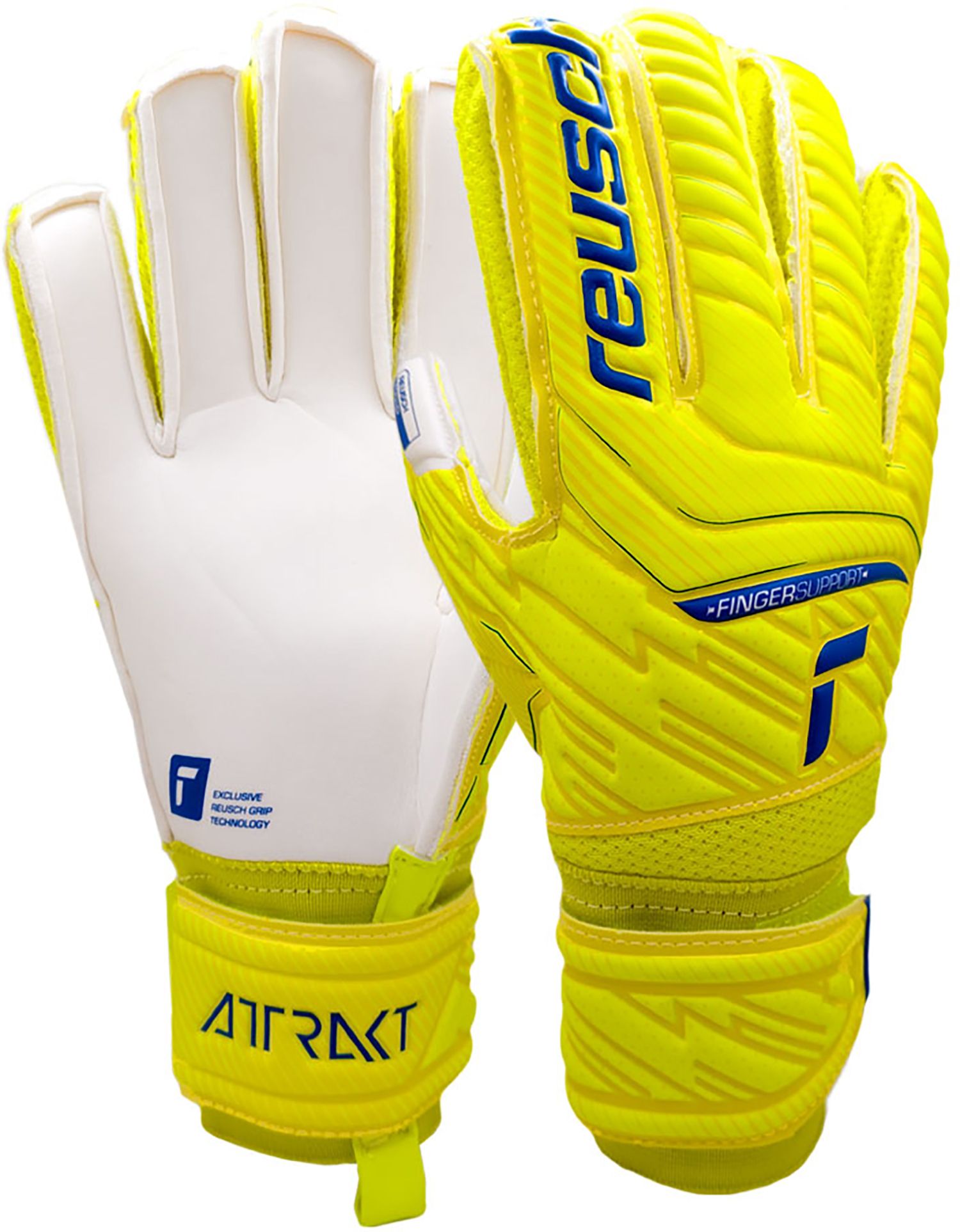Reusch Attrakt Grip Finger Support Soccer Goalkeeper Gloves product image