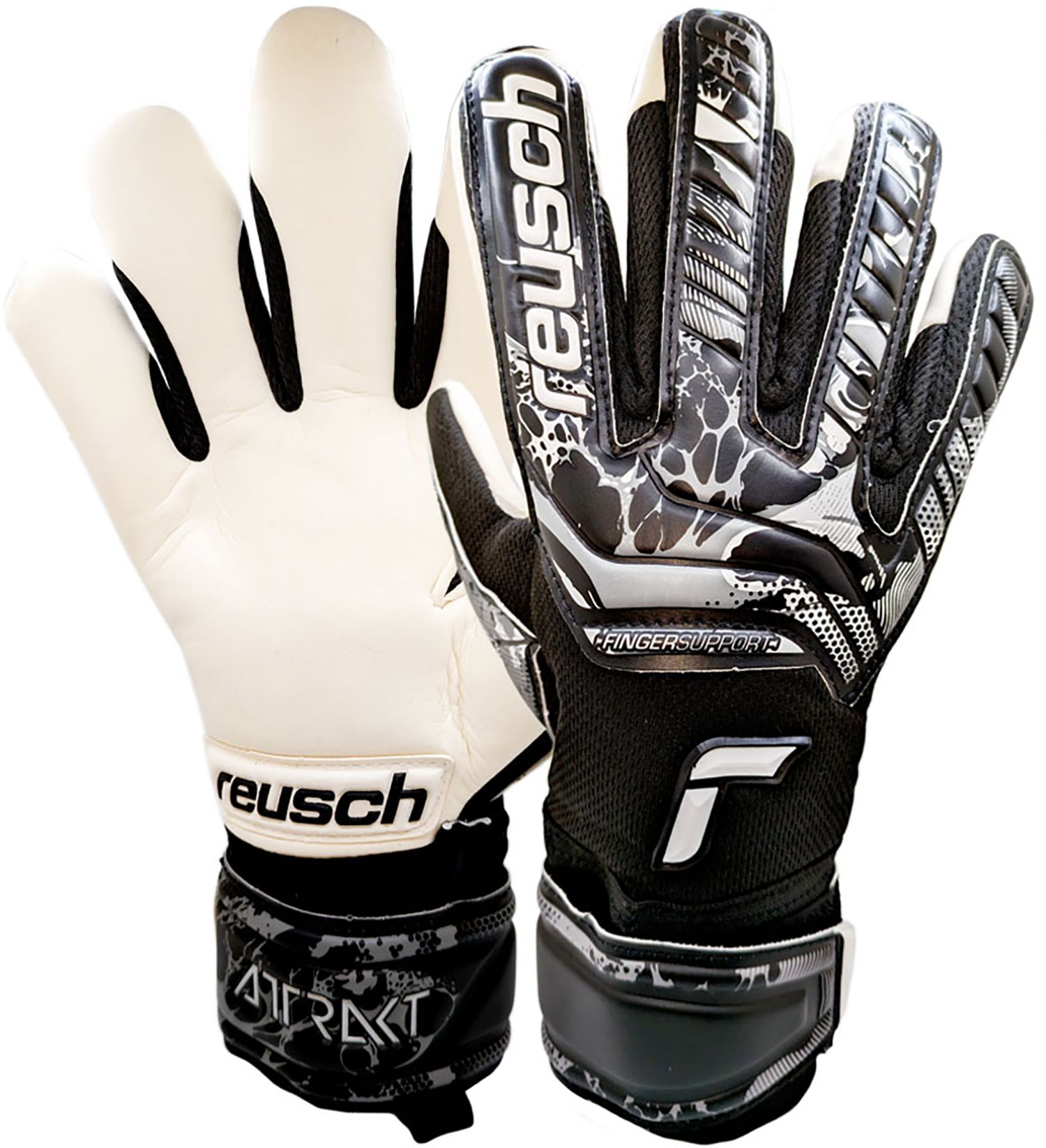 Reusch Adult Attrakt Grip Evo Finger Support Goalkeeper Gloves product image