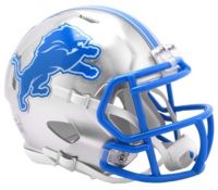 Casque De Football Mini Dédicacé Penei Sewell - Detroit Lions - Certifié JSA/Beckett