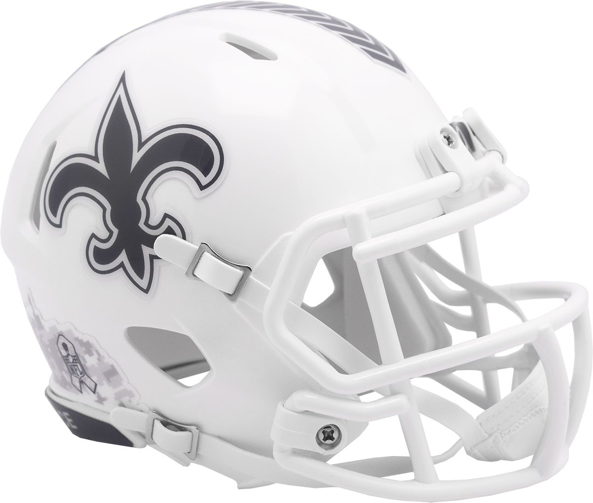 Riddell New Orleans Saints Salute to Service 2024 Mini Helmet product image