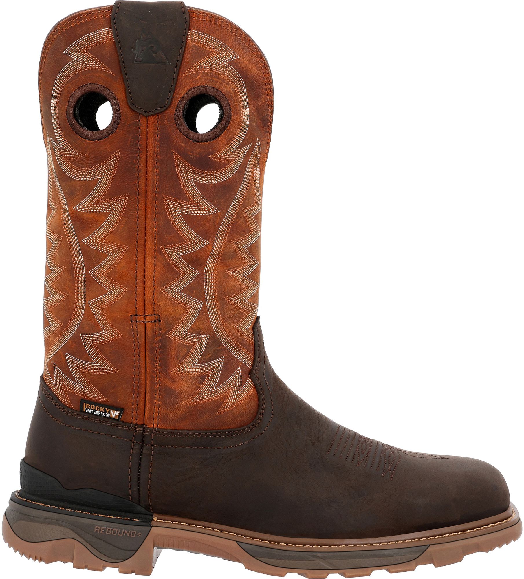 Rocky Men's Carbon 6 12" Waterproof Western Boots