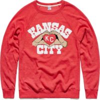 Charlie Hustle Adult Kansas City Heart Hands Crewneck Sweatshirt | Dick ...