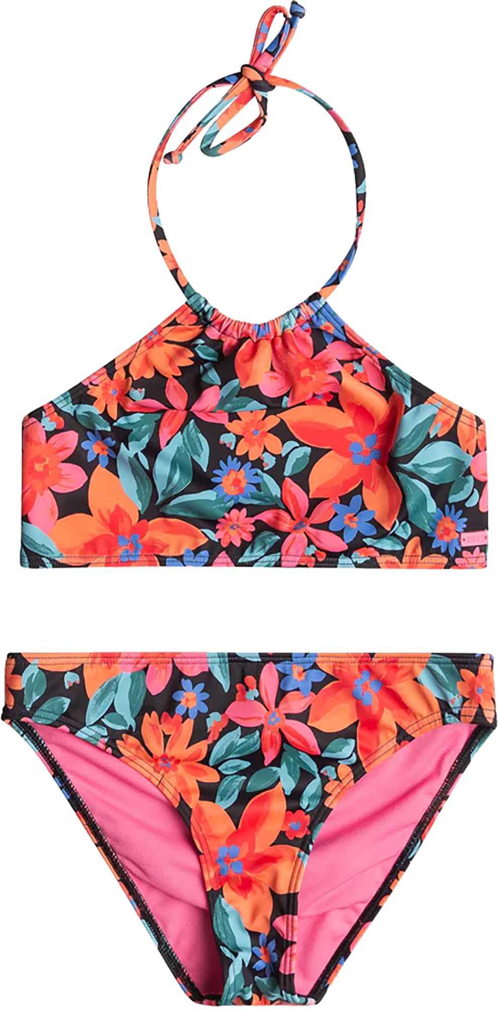 Roxy Girls' Floral Fiesta Halter Bikini Set product image