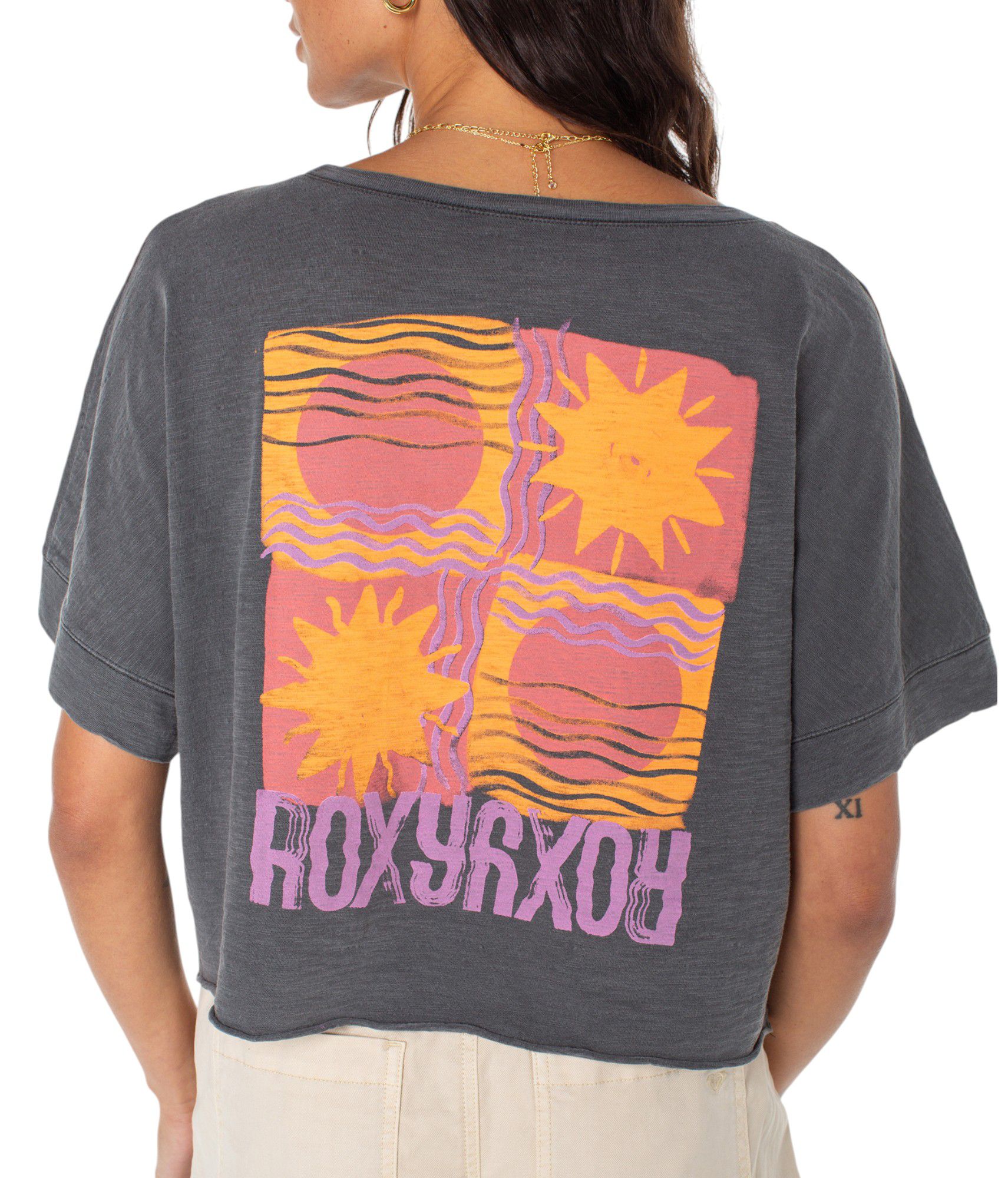 Roxy Women's Sun Stamps Crop T-Shirt product image