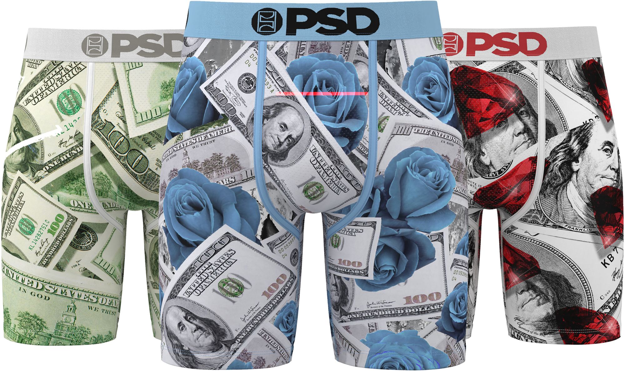 PSD Underwear Men's Mad Money Boxer Briefs - 3 Pack product image