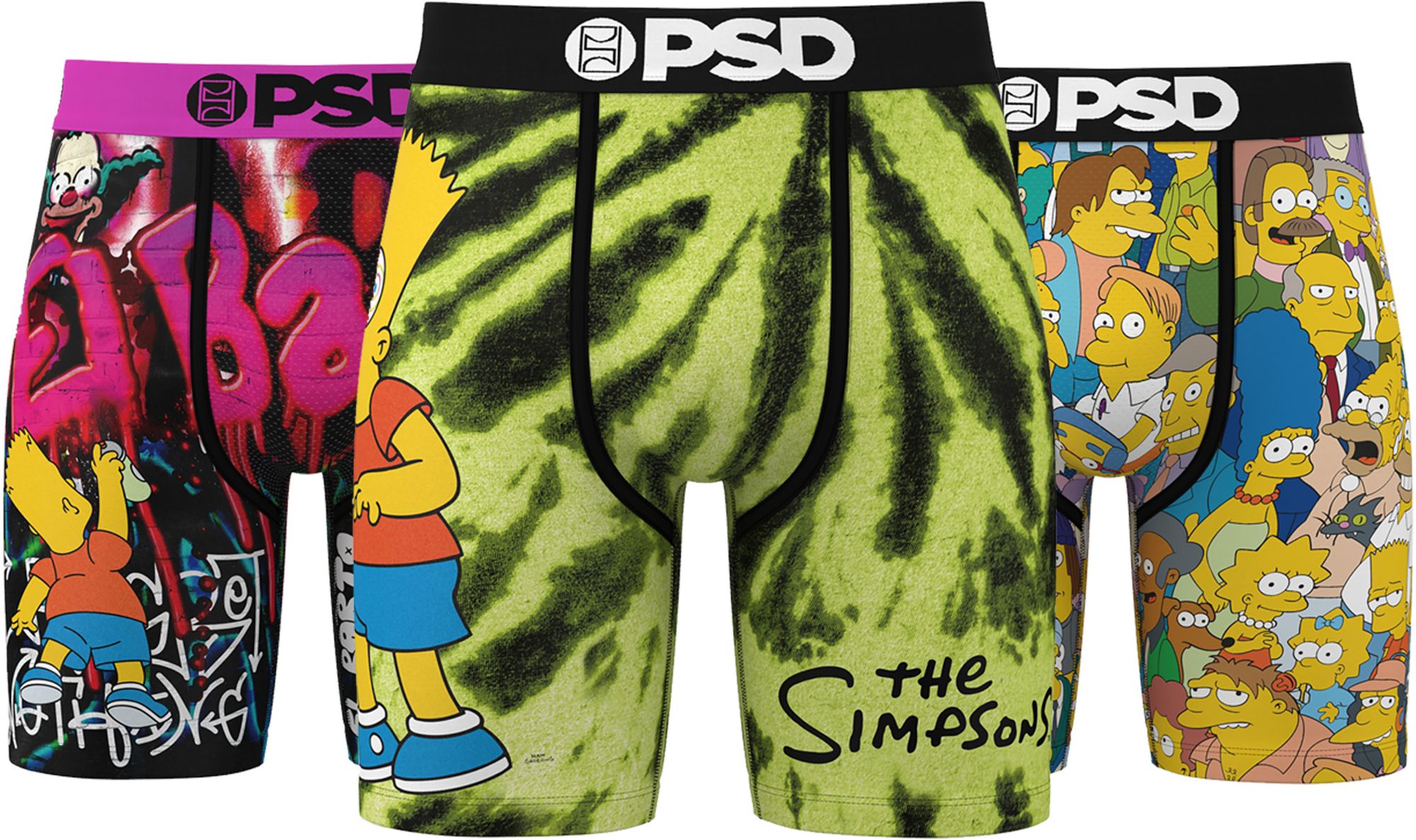 PSD Underwear Men's Simpsons Boxer Briefs - 3 Pack product image