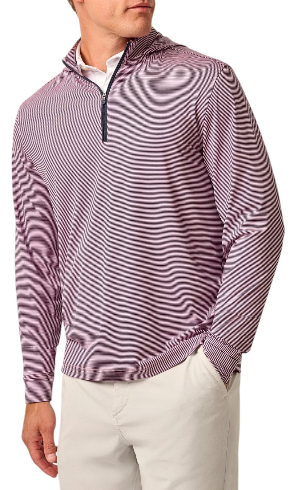 Johnnie-O Men's Hybrid Performance 1/4 Zip Golf Hoodie product image