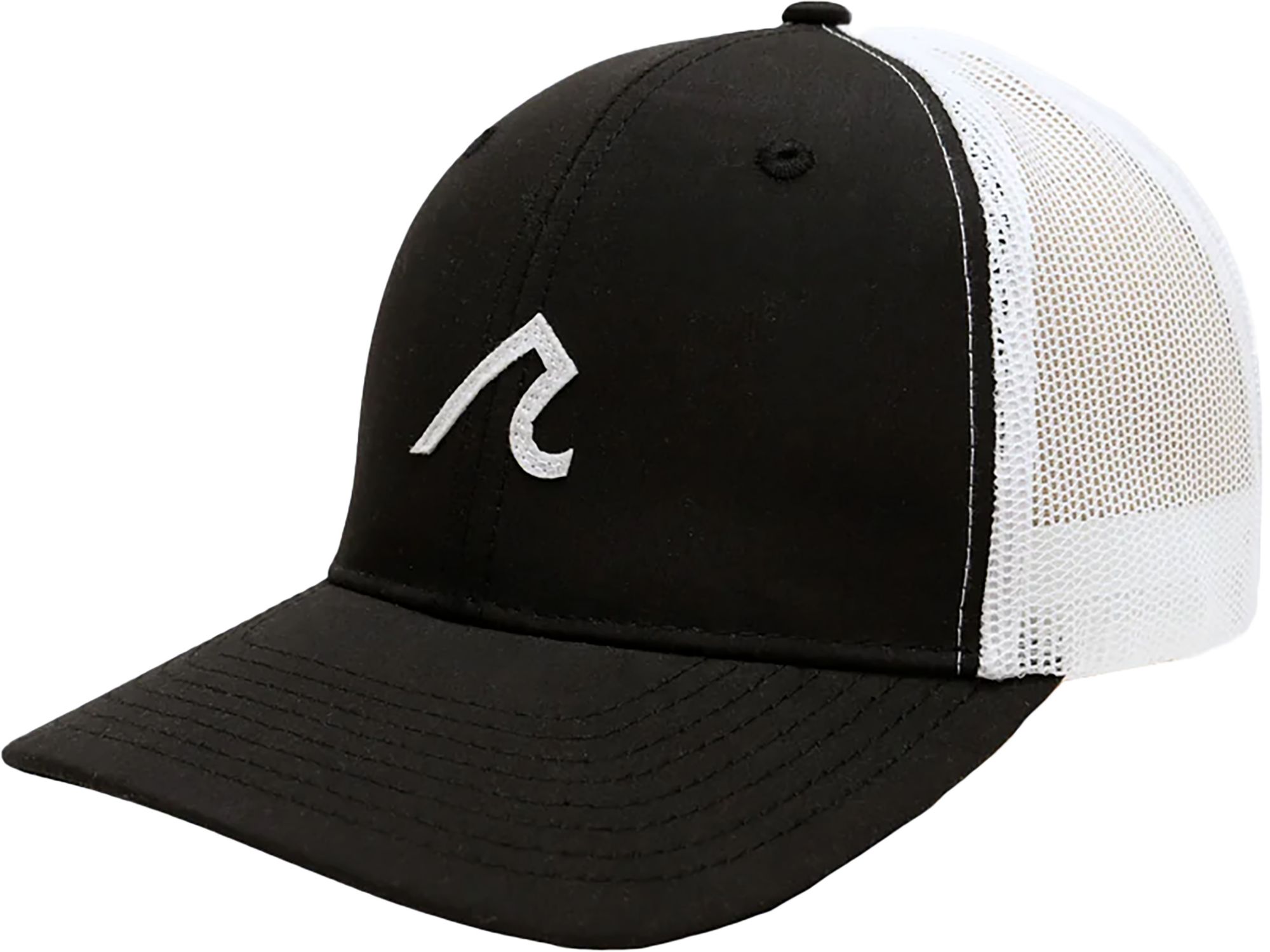 REDVANLY Adult Stitched R Logo 5-Panel Golf Trucker Hat product image