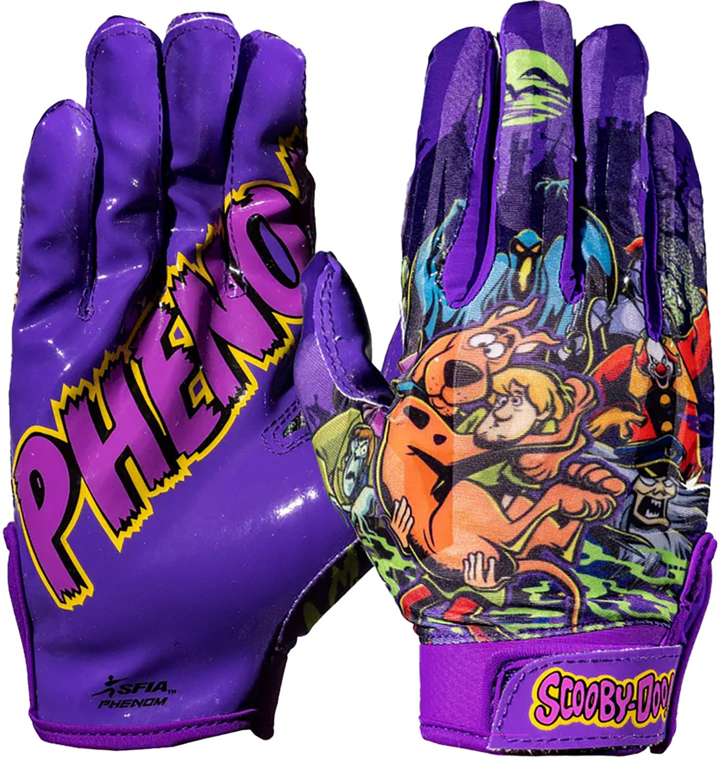 Phenom Elite Youth VaporStick Scooby Doo Unmasked Football Gloves Dick s Sporting Goods