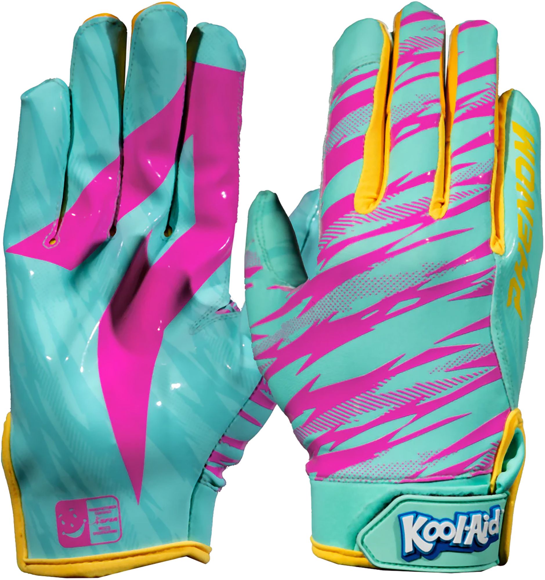 Phenom Elite Youth VaporStick 4.0 Kool-Aid "Sharkleberry Fin" Football Gloves product image
