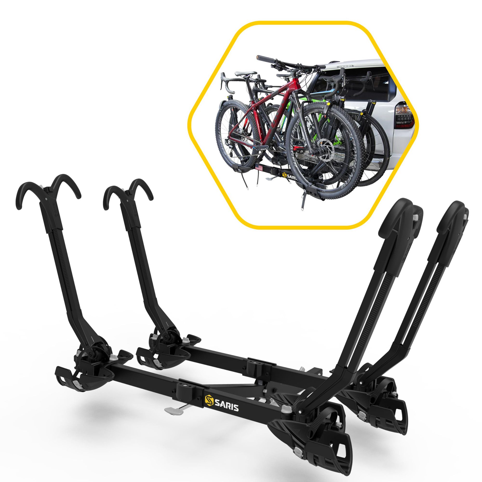 Saris SuperClamp G3 Platform Hitch 4-Bike Rack product image
