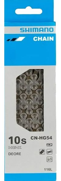 Shimano Deore CN-HG54 10-Speed MTB Bike Chain -116L | Publiclands