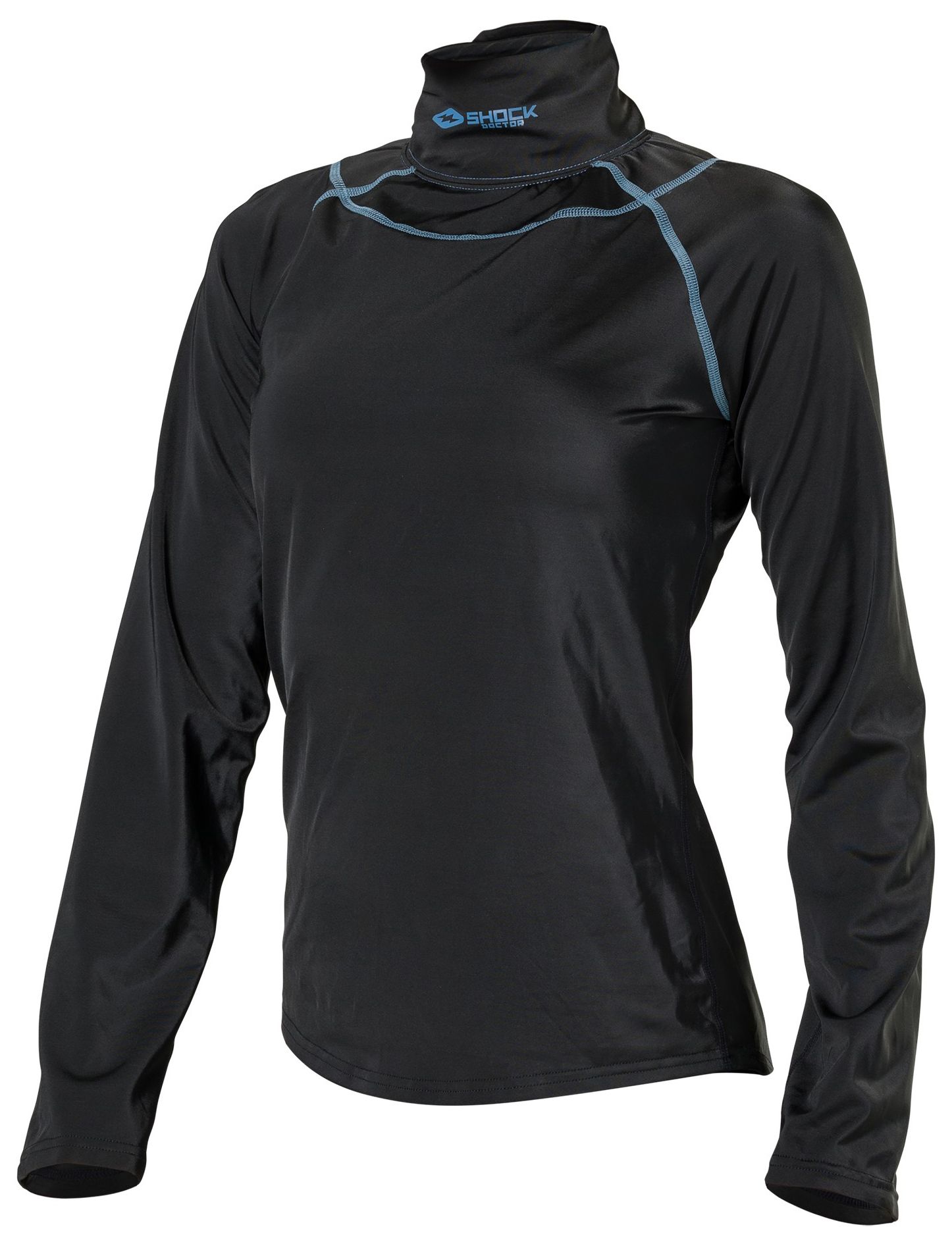 Shock Doctor Girls' Ultra Compression Neck Guard Hockey Long Sleeve Shirt product image