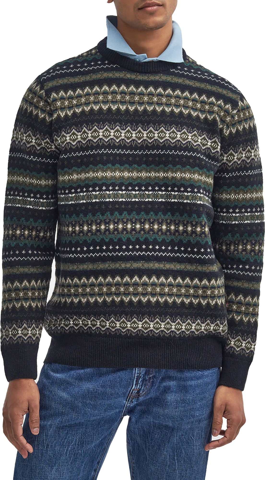 Barbour Men's Case Fair Isle Crewneck Sweater product image
