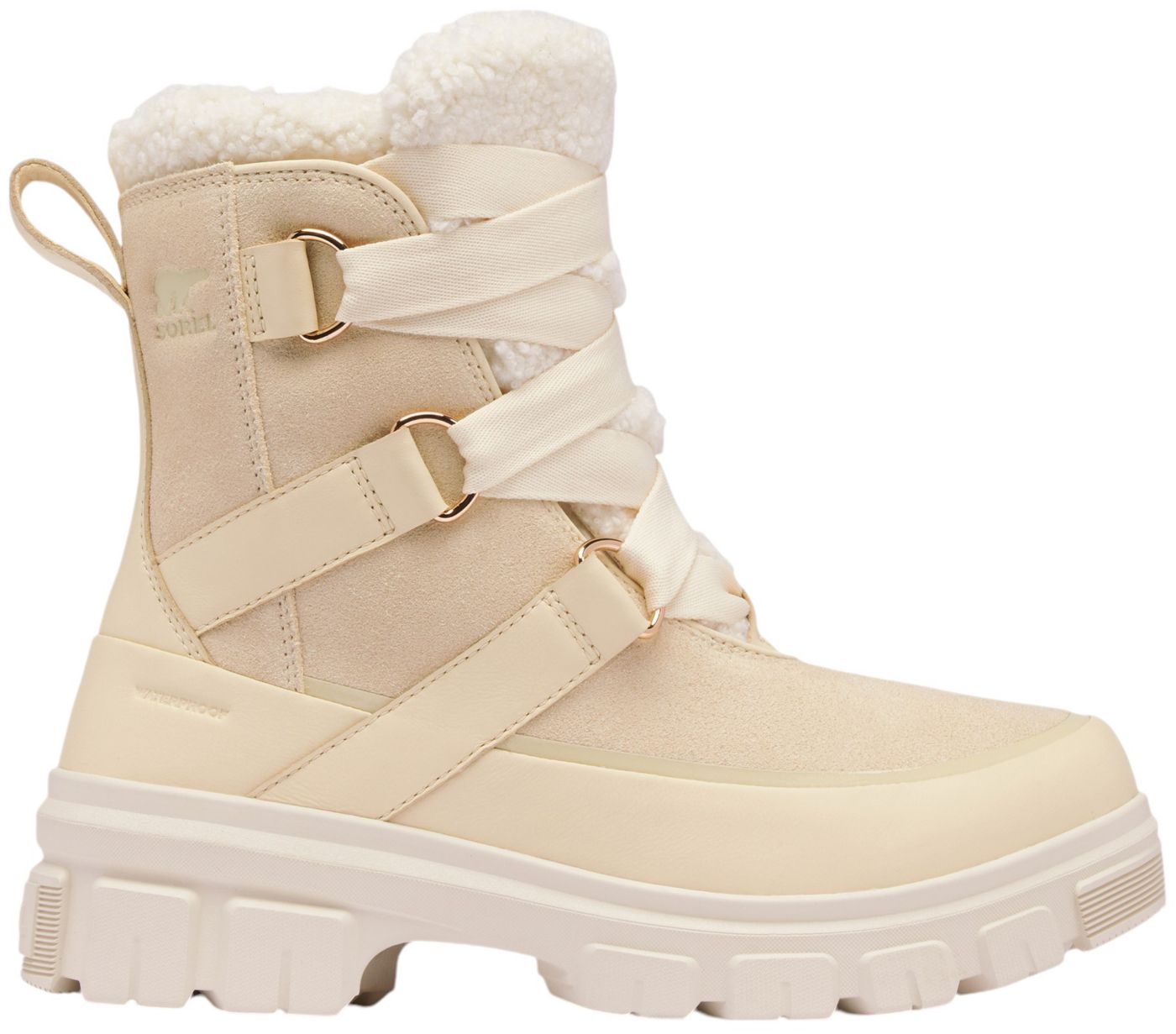 Sorel Women s Tivoli V Resort Waterproof Boot Size 10 Honey White