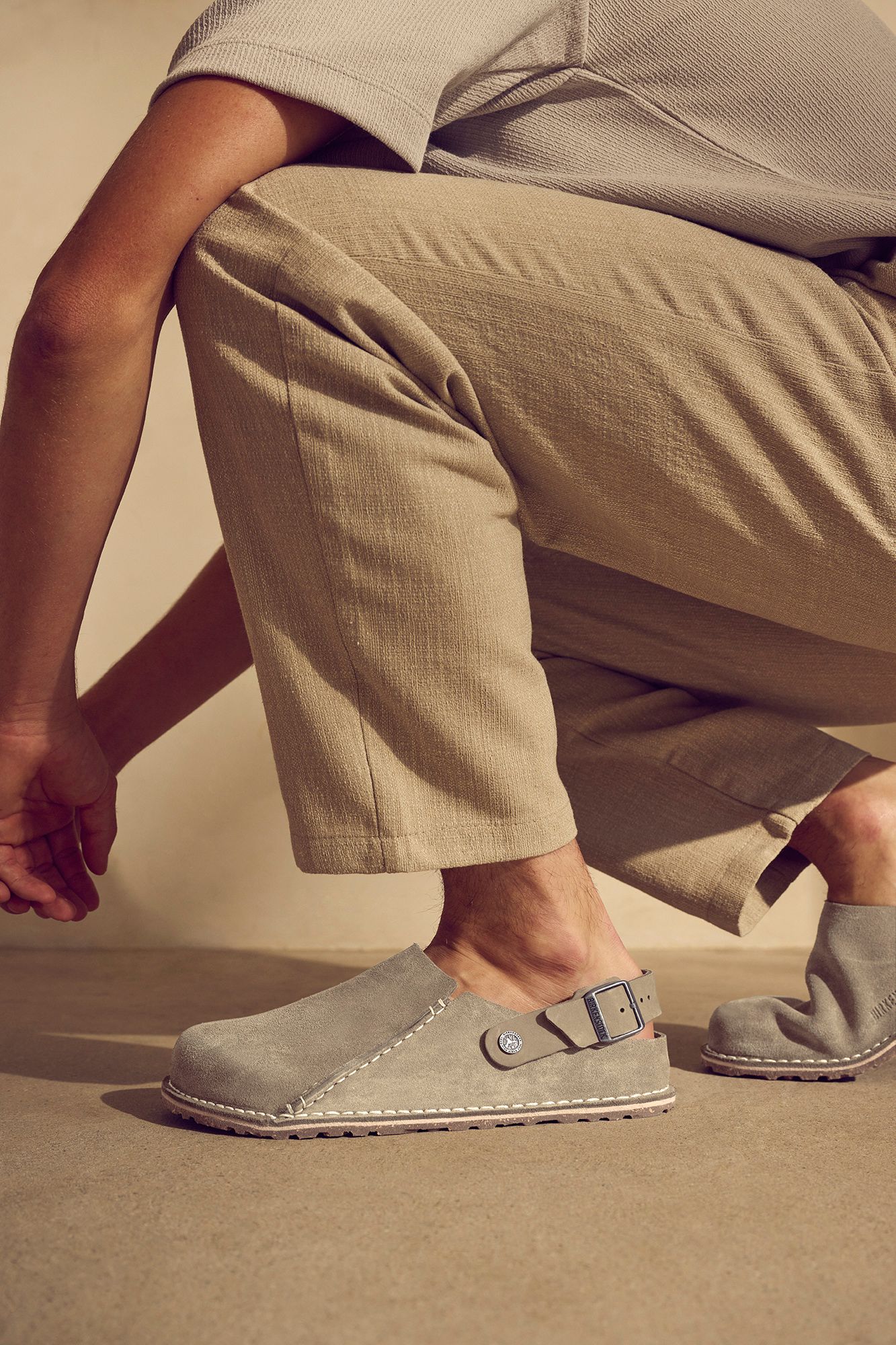 Birkenstock Men's Lutry 365 Suede Clogs product image