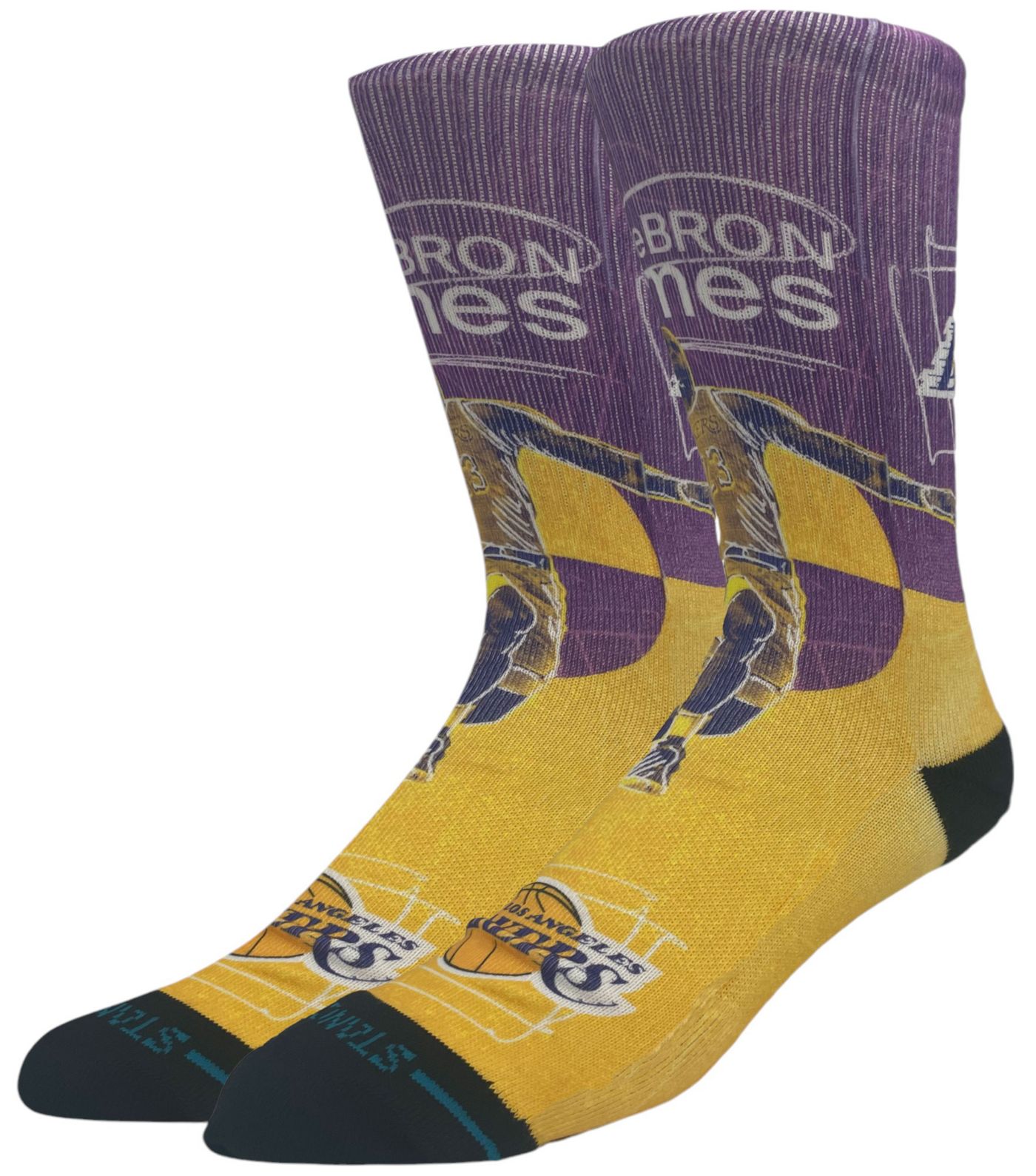 Lakers lebron socks online