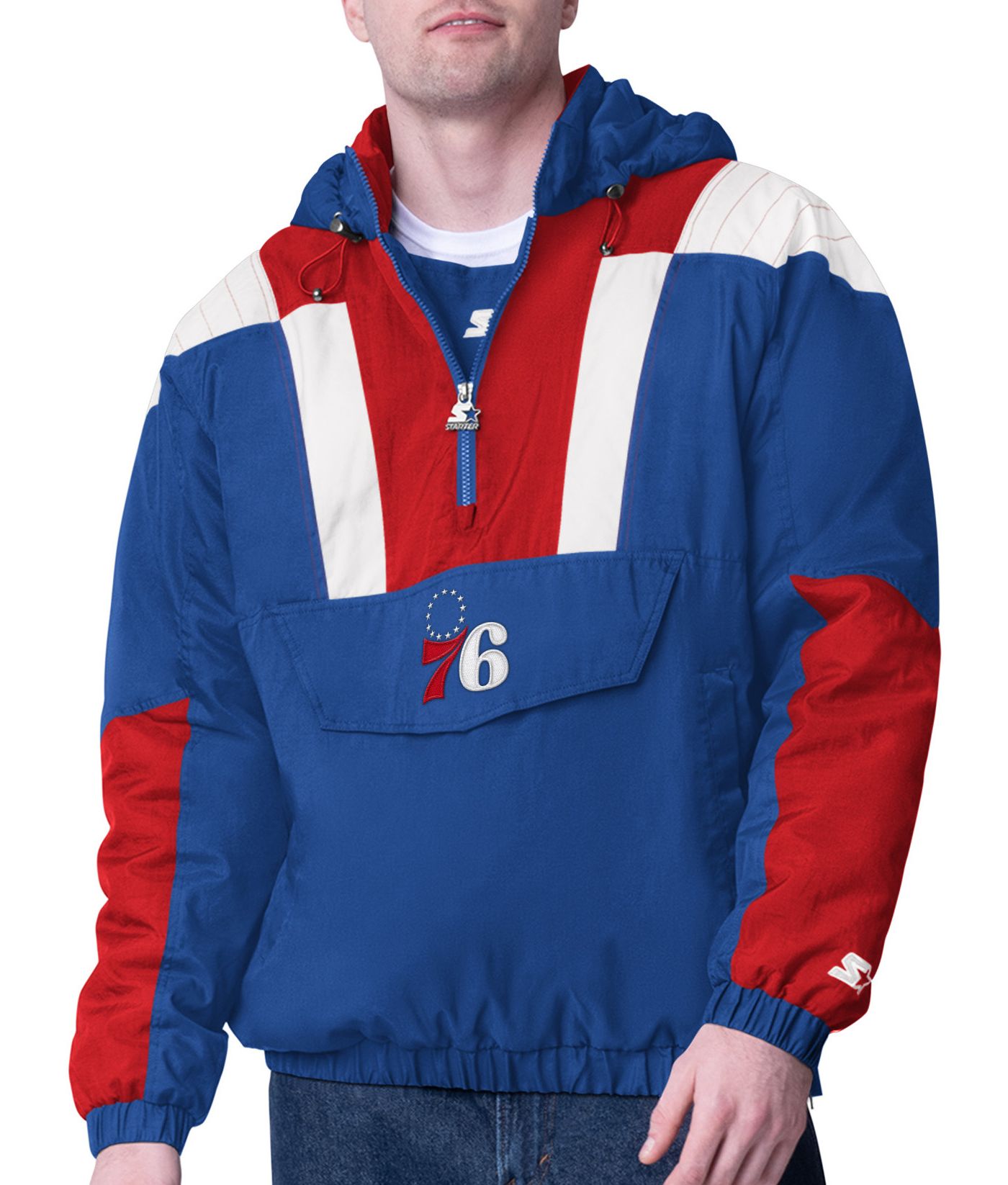 76ers starter jacket online