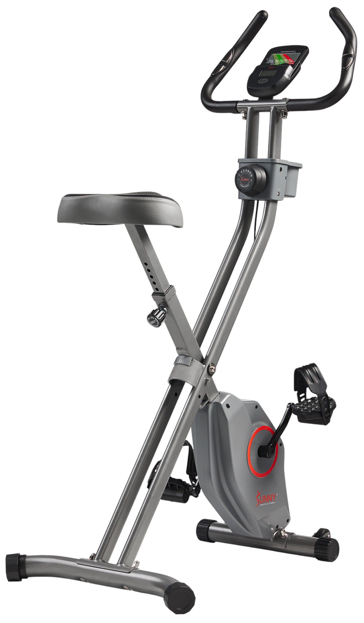 Sunny Health & Fitness Magnetic Foldable Exercise X-Bike With 14 Levels of Magnetic Resistance product image