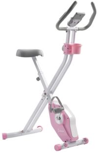 Folding Exercise Bike Sunny Pink Recumbent Bike Sunny Health