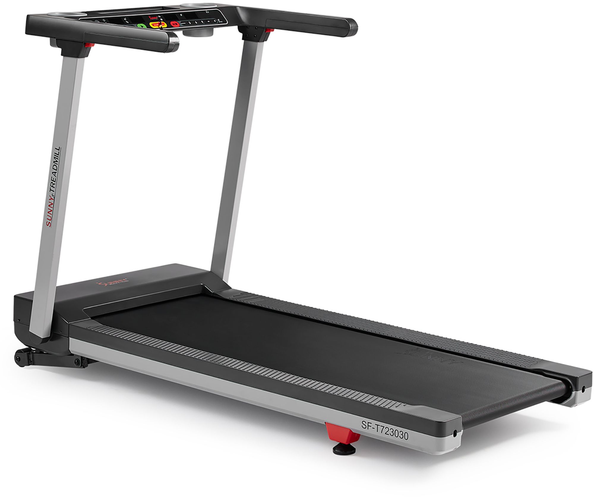 Sunny Health & Fitness Easy-Assembly Treadmill with 20” Wide Running Deck and Auto Incline product image