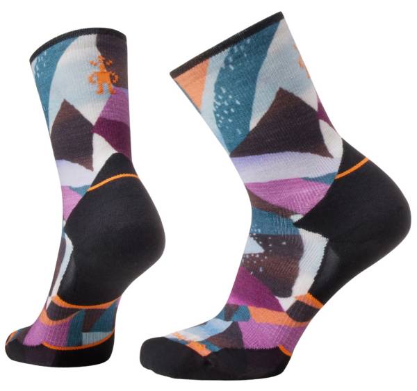 Smartwool Women's Athlete Edition Run Mosaic Pieces Printed Crew Sock product image