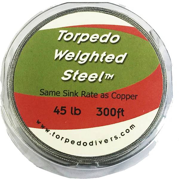 Torpedo Divers Weighted Steel Trolling Wire