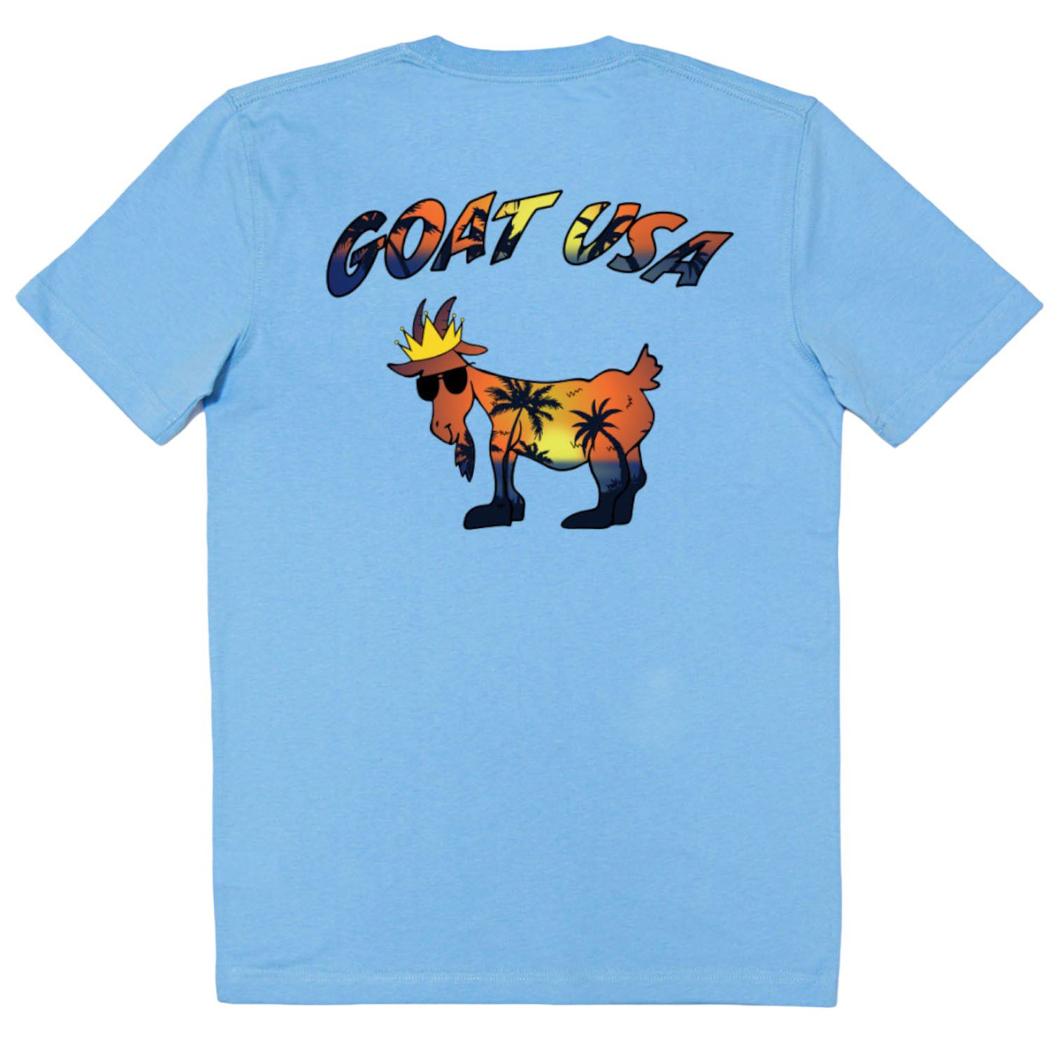 GOAT USA Youth Palm Tree T Shirt product image