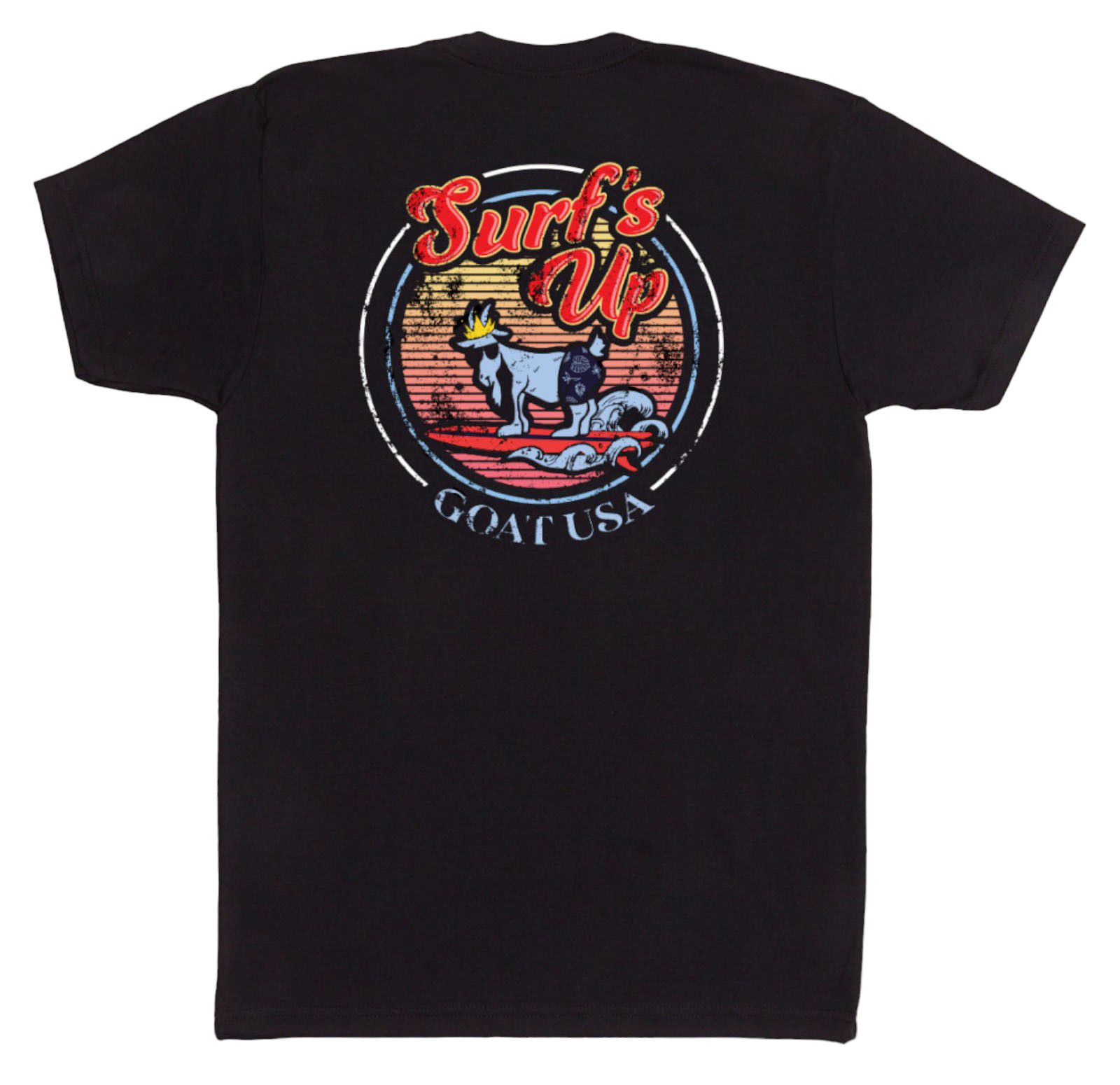 GOAT USA Surf's Up T Shirt product image