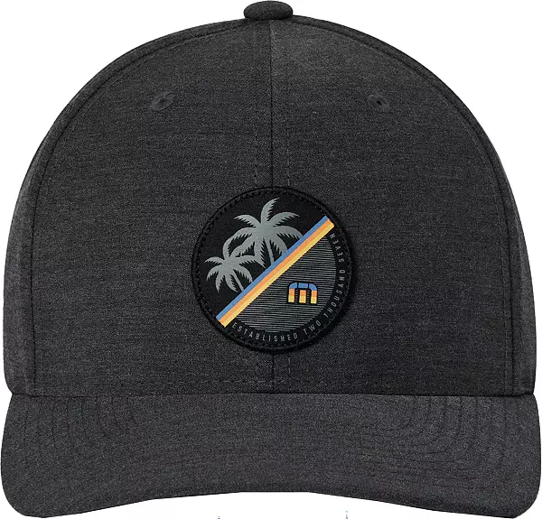 TravisMathew Men's Best Beach Snapback Golf Hat in Heather Quiet Shade