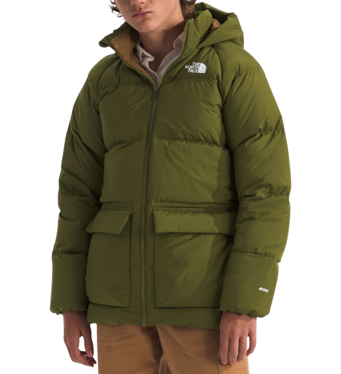 North face fleece parka best sale