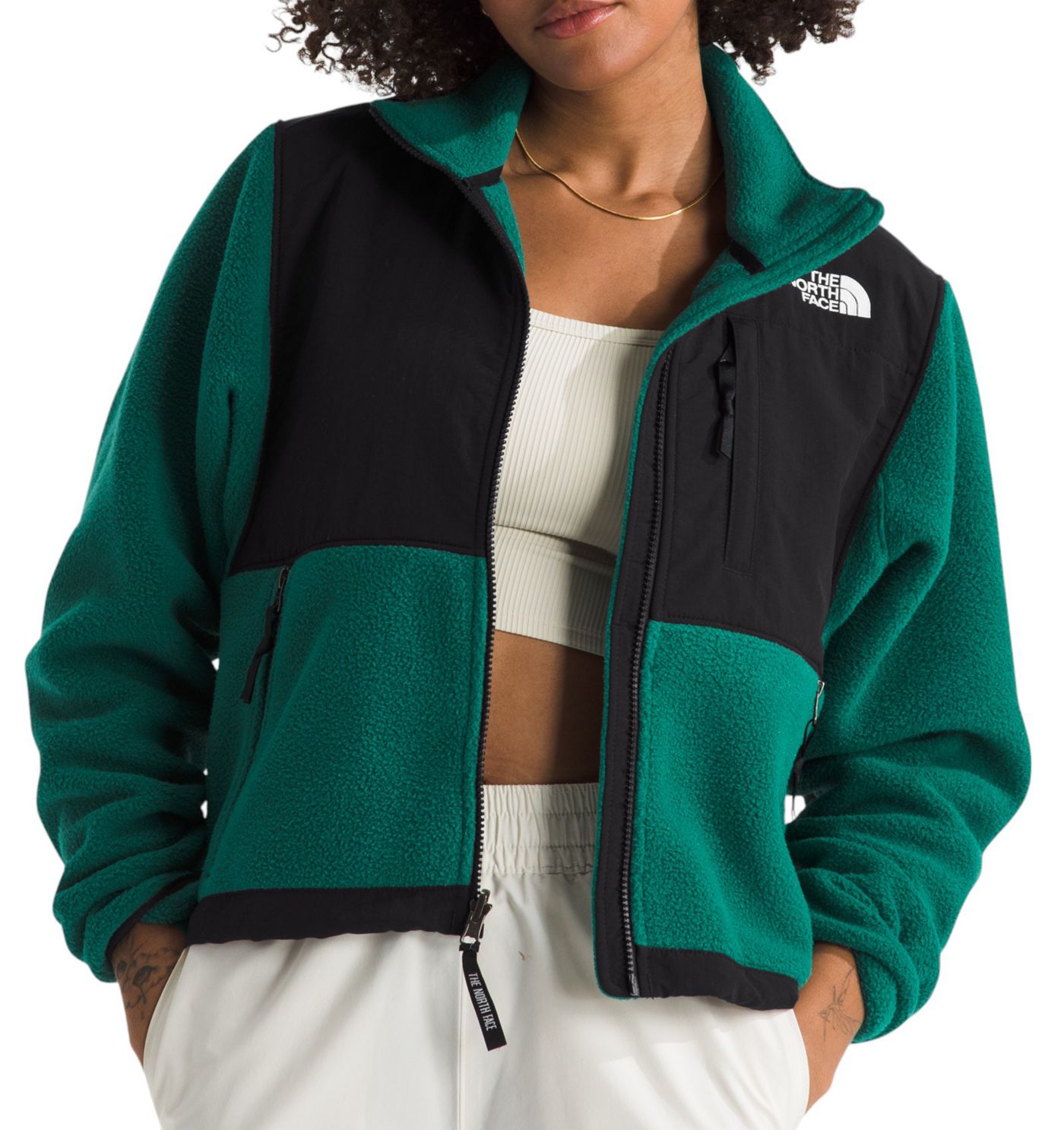 The North Face Retro Denali Jacket Women s Evergreen TNF Black L